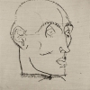 Egon Schiele, MÄNNLICHES BILDNIS, 1914 © 12,2 × 10,5 cm Neue Galerie Graz am Universalmuseum Joanneum Graz Foto: N. Lackner/UMJ