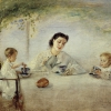 ANTON ROMAKO, THE ARTIST‘S FAMILY AT BREAKFAST, 1872/73 © Belvedere, Vienna