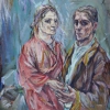 Oskar Kokoschka, Doppelbildnis Oskar Kokoschka und Alma Mahler, 1912/13 © Museum Folkwang, Essen Foto: Museum Folkwang Essen/Artothek, © Fondation Oskar Kokoschka/ Bildrecht, Wien, 2018