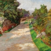 OLGA WISINGER-FLORIAN, Côte d‘Azur, Garden Path in Nice, 1906 © Private collection Photo: Auktionshaus im Kinsky, Vienna