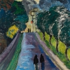 MARIANNE VON WEREFKIN, Die Allee (L’Allée ), um 1917 © Fondazione Gabriele e Anna Braglia, Lugano, Foto: Roberto Pellegrini