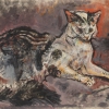 OSKAR KOKOSCHKA, Katze, 1910 © Privatbesitz Foto: 2019 Christie’s Images Limited © Fondation Oskar Kokoschka/Bildrecht Wien, 2019