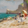 OLGA WISINGER-FLORIAN, Der Strand von Étretat (Normandie), 1893/94 © Privatsammlung Foto: Auktionshaus im Kinsky, Wien