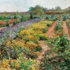 OLGA WISINGER-FLORIAN, Flower Beds in the Park of Grafenegg Castle, 1901 © Private collection Photo: Schütz Fine Art, Vienna