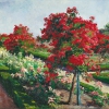 OLGA WISINGER-FLORIAN, Rose Garden in Grafenegg, 1904 © Eisenberger Collection, Vienna Photo: Vera Eisenberger KG, Vienna