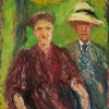 Richard Gerstl, Couple in the Countryside, 1908 © Leopold Museum, Wien | Vienna, Foto | Photo: Leopold Museum, Wien | Vienna/Manfred Thumberger