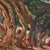 Chaïm Soutine, Les platanes à Céret (Platanen in Céret), um 1920 © Leopold Privatsammlung | Leopold, Private Collection, Foto | Photo: Leopold Museum, Wien | Vienna/Manfred Thumberger