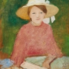 AUGUST MACKE, Porträt Mathilde Macke, 1907 © Renate und Friedrich Johenning Stiftung, Foto: Leopold Museum, Wien/Manfred Thumberger