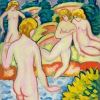 AUGUST MACKE, Bathers with Trees of Life, 1910 © Fondazione Gabriele e Anna Braglia, Lugano, Photo: Christoph Münstermann