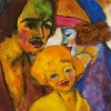 EMIL NOLDE, Portrait of a Family, 1947 © Renate und Friedrich Johenning Stiftung, Photo: Leopold Museum, Vienna/Manfred Thumberger © Nolde Stiftung Seebüll