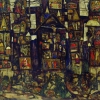 EGON SCHIELE, Shrines in the Forest II, 1915 © Kunsthaus Zug, Stiftung Sammlung Kamm, Photo: Kunsthaus Zug, Alfred Frommenwiler