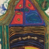 FRIEDENSREICH HUNDERTWASSER, 435 Casa che protegge, 1960 © Peggy Guggenheim Collection, Venice  Solomon R. Guggenheim Foundation, New York Foto: Peggy Guggenheim Collection, Venice © 2020 Namida AG, Glarus, Schweiz