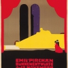 Emil Pirchan, Plakat zur Ausstellung Emil Pirchan. Bühnenentwürfe  in der Modernen Galerie im Arcopalais in München, 1912 © Sammlung Steffan/Pabst, Zürich, Foto: Sammlung Steffan/Pabst, Zürich © Nachlass Emil Pirchan, Sammlung Steffan/Pabst, Zürich