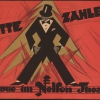 Emil Pirchan, Plakat für die Revue Bitte zahlen! von Louis Taufstein und Eugen Burg (Berlin, Nelson Theater, Uraufführung 04.10.1921), 1921 © Theatermuseum, Wien, Foto: KHM-Museumsverband, Theatermuseum, Wien © Nachlass Emil Pirchan, Sammlung Steffan/Pabst, Zürich