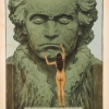 Fidus (Hugo Höppener), Entwurf für einen Beethoven-Tempel, in: Jugend. Münchner  illustrierte Wochenschrift für Kunst und Leben, 1903 © Leopold Museum, Wien, Foto: Leopold Museum, Wien/Manfred Thumberger