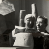 Helmut Baar, Josef Pillhofer in his studio at Böcklinstraße, c. 1952 © Archiv Atelier Josef Pillhofer Photo: Leopold Museum, Vienna/Manfred Thumberger © Helmut Baar/Imagno/picturedesk.com