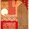 Alfred Roller, Plakat zur XIV. Ausstellung der Wiener Secession, 1902 © Farblithografie auf Papier, 203,8 × 80,3 cm, Leopold Museum, Wien, Foto: Leopold Museum, Wien/Manfred Thumberger