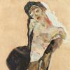 Egon Schiele, Semi-Nude (Self-Portrait), 1911 © Leopold Museum, Vienna, Photo: Leopold Museum, Vienna/Manfred Thumberger