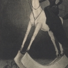 ALFRED KUBIN, Die Dame auf dem Pferd, um 1900/01 © Städtische Galerie im Lenbachhaus und Kunstbau München Foto: Städtische Galerie im Lenbachhaus und Kunstbau München © Eberhard Spangenberg, München/Bildrecht, Wien 2022