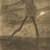 FÉLICIEN ROPS, Satan semant l’ivraie [Die Aussaat der Hexenbrut], aus der Serie Les Sataniques [Die Satanisten], 1878-1882 © Museum voor Schone Kunsten, Gent (Belgium) Foto: Museum of Fine Arts Ghent, www.artinflanders.be