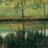 FERNAND KHNOPFF, Unbewegtes Wasser. Der Teich von Ménil, 1894 © Belvedere, Wien | Foto: Belvedere, Wien