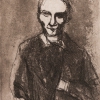 Georg Eisler, Charles Baudelaire (1821–1880). Page from  the portfolio Poets – Imaginary Portraits, 1980 © Leopold Museum, Vienna – Donation Helmut Klewan, Photo: Leopold Museum, Vienna © Bildrecht, Wien 2022