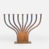 FRANZ HAGENAUER, Hanukkah Menorah, designed in 1935–1938, executed in 1980 © Collection Breinsberg Photo: Leopold Museum, Vienna © Caja Hagenauer, Vienna