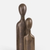 FRANZ HAGENAUER, Gruppe (Vater und Sohn), Entwurf und Ausführung ab 1978 © Sammlung Breinsberg Foto: Leopold Museum, Wien © Caja Hagenauer, Wien