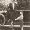 EMIL BIEBER, Tilla Durieux on a car ride with her godson Peter Lutt, 1925/26 © Collection of Sabine Lutt-Freund & Hagen Freund, Berlin, Photo: Leopold Museum, Vienna