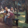 MAX LIEBERMANN, Kindermädchen und Bonnen im Tiergarten, 1898 © Sammlung Würth | Foto: Ivan Baschang München/Paris