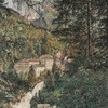 Rudolf von Alt, Ansicht von Bad Gastein, um 1888 © Leopold Museum, Wien, Inv. 3644