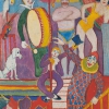 AUGUST MACKE, Cirkusbild II: Athletenpaar, Clown und Affe, 1911 © Sammlung Würth Foto: Archiv Museum Würth