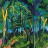 ERNST LUDWIG KIRCHNER, Forest Interior with Pink Foreground, 1912/30 © Würth Collection Photo: Volker Naumann, Schönaich