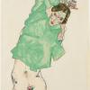 Egon Schiele, »Vor dem Spiegel«, 1913 © Leopold Museum, Wien, Inv. 1435