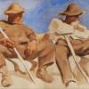 Albin Egger-Lienz, Resting Shepherds © Leopold Museum, Wien, Inv. 113