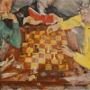 MAX OPPENHEIMER, The Chess Match, 1953 © Private collection | Foto: Leopold Museum, Vienna/Photo: Lisa Rastl