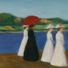 GABRIELE MÜNTER, Promenade (Promenade an der Seine), 1904–1906 © Kunsthalle Emden | Foto: bpk/Kunsthalle Emden/Martinus Ekkenga © Bildrecht, Wien 2023