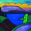 GABRIELE MÜNTER, Der blaue See, 1954 © Lentos Kunstmuseum, Linz | Foto: LENTOS Kunstmuseum Linz/Reinhard Haider © Bildrecht, Wien 2023