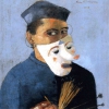 FELIX NUSSBAUM, Selbstbildnis mit Maske, 1928 © Privatsammlung | Foto: Benjamin Hasenclever, München