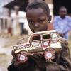 Sylvain mit seinem Jeep, Kongo © Leopold Museum