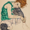 Egon Schiele, Seated Woman with Bent Knee, 1917 © National Gallery Prague, Photo: National Gallery Prague 2025