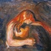 Edvard Munch, Vampir, 1893 © Sammlung Würth Foto: Archiv Museum Würth