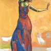 FERDINAND HODLER, Study for Joyous Woman, c. 1911 © Musée Jenisch Vevey, donation Rudolf Schindler | Photo: Musée Jenisch Vevey/Julien Gremaud