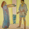 KOLOMAN MOSER, „Der Liebestrank“ (Tristan und Isolde), 1913/15 © Privatsammlung, mit freundlicher Genehmigung von Leopold Fine Arts | Foto: Leopold Museum, Wien