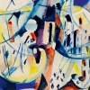 JOHANNES ITTEN, The Tower, 1917 © Private Collection | Photo: Martin Richi © Bildrecht, Wien 2025