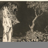 Franciso de Goya, Aus dem Zyklus »Disparates«: Torheit der Furcht (Blatt 2/22), 1819-23 © Oberösterreichische Landesmuseen, Sammlung Kastner