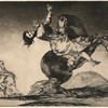 Franciso de Goya, Aus dem Zyklus »Disparates«: Ausgelassene Torheit (Blatt 10/22), 1819-1823 © Oberösterreichische Landesmuseen, Sammlung Kastner