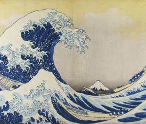 Katsushika Hokusai, The Great Wave at Kanagawa, 1830 © Collection Leopold II