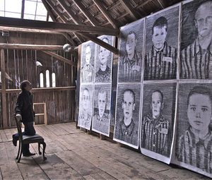 Manfred Bockelmann, Manfred Bockelmann im Atelier, 2010 © Manfred Bockelmann