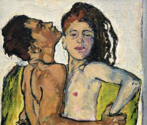 Koloman Moser, Lovers, c. 1914 © Collection Leopold II